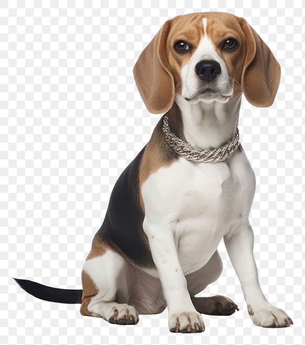 PNG Beagle jewelry animal mammal. AI generated Image by rawpixel.