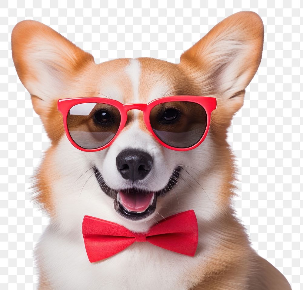 PNG Corgi animal pet accessories. AI generated Image by rawpixel.