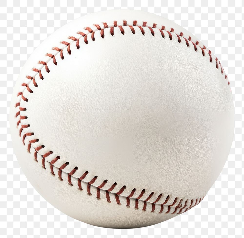 PNG Baseball ball sphere sports white background. AI generated Image by rawpixel.