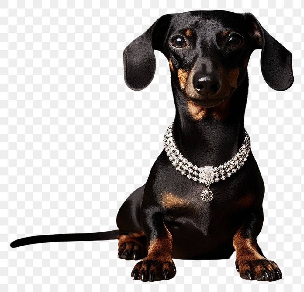 PNG Dachshund necklace jewelry animal. AI generated Image by rawpixel.
