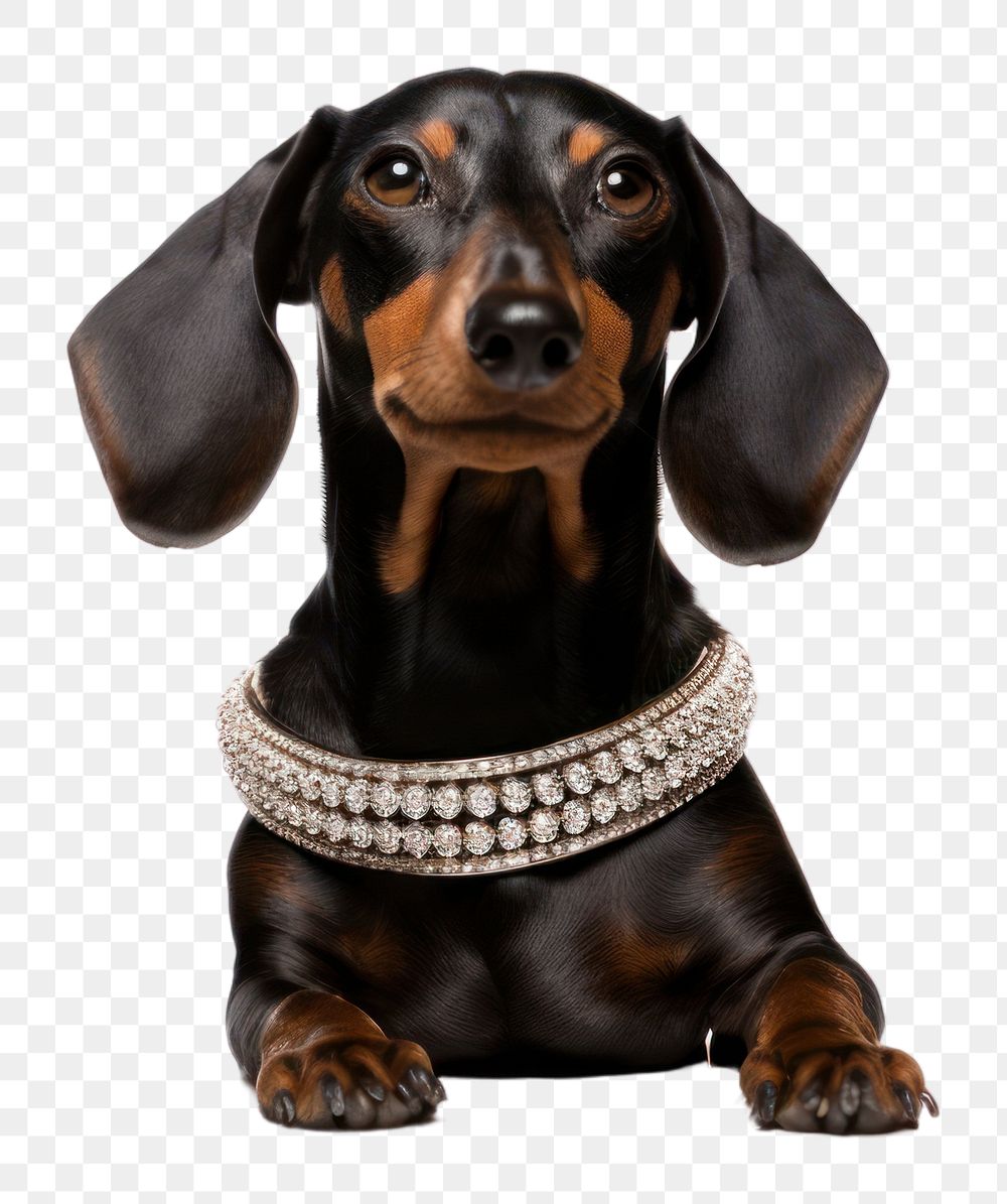 PNG Dachshund jewelry animal mammal. AI generated Image by rawpixel.