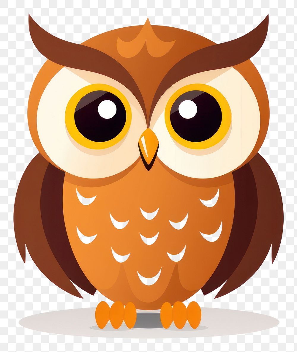 PNG Animal bird owl wildlife. AI generated Image by rawpixel.