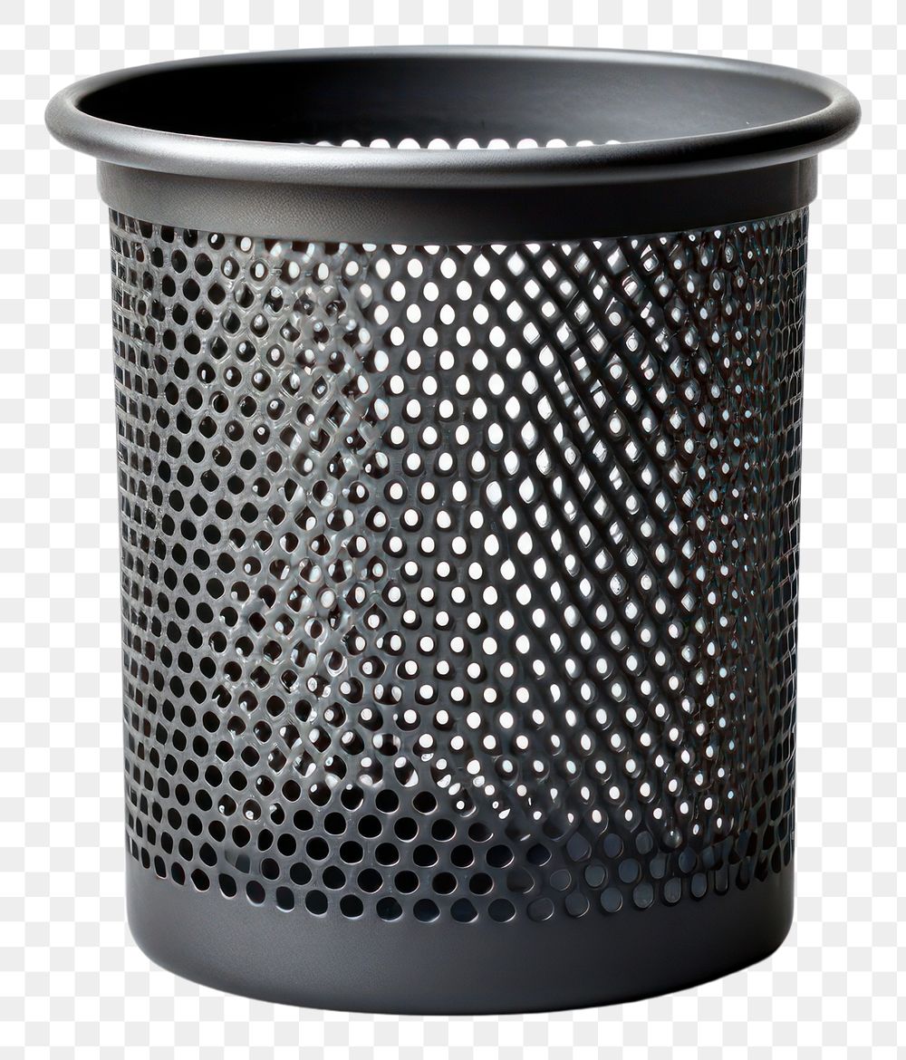 PNG Trash can white background electronics flowerpot. AI generated Image by rawpixel.