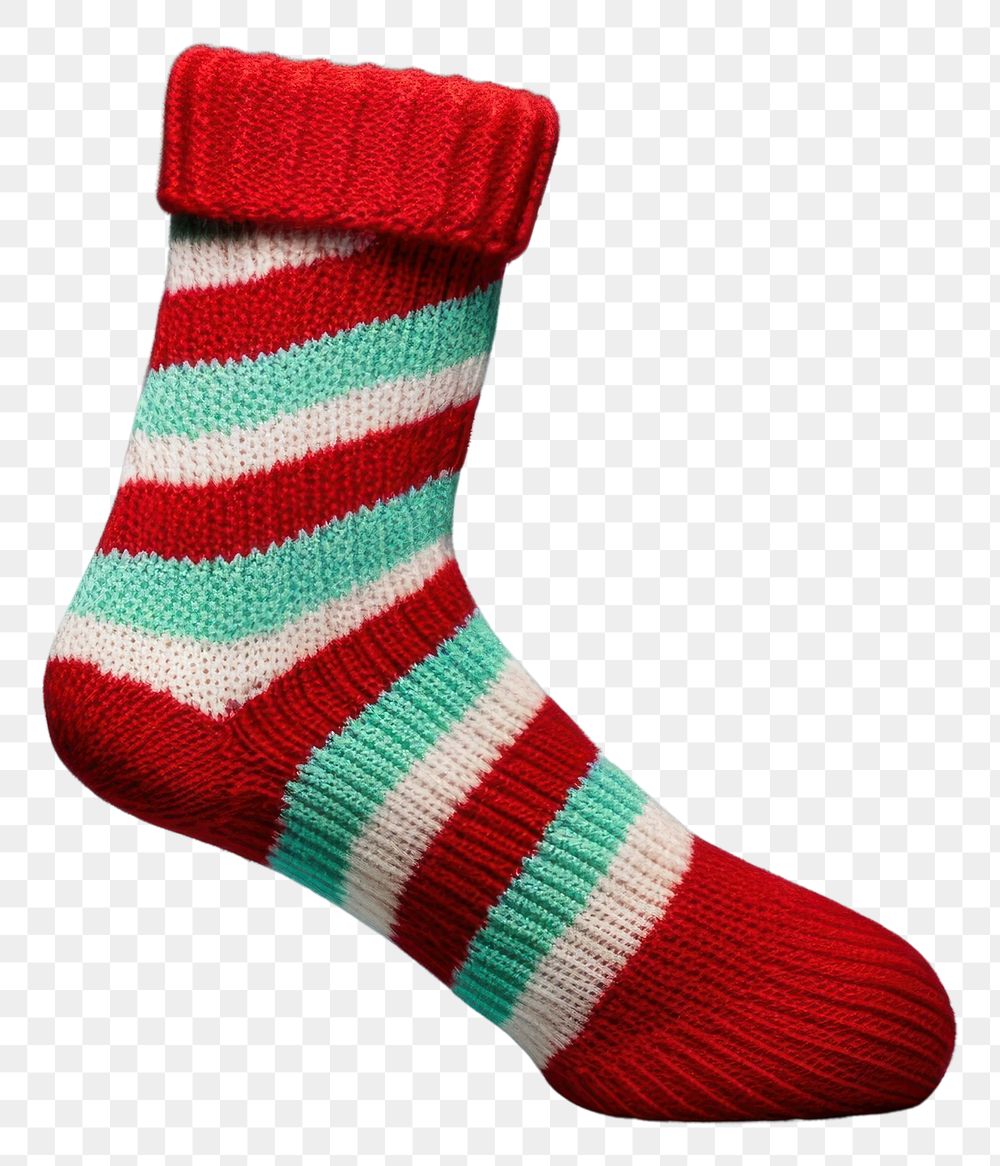 PNG Christmas sock clothing festival textile. AI generated Image by rawpixel.