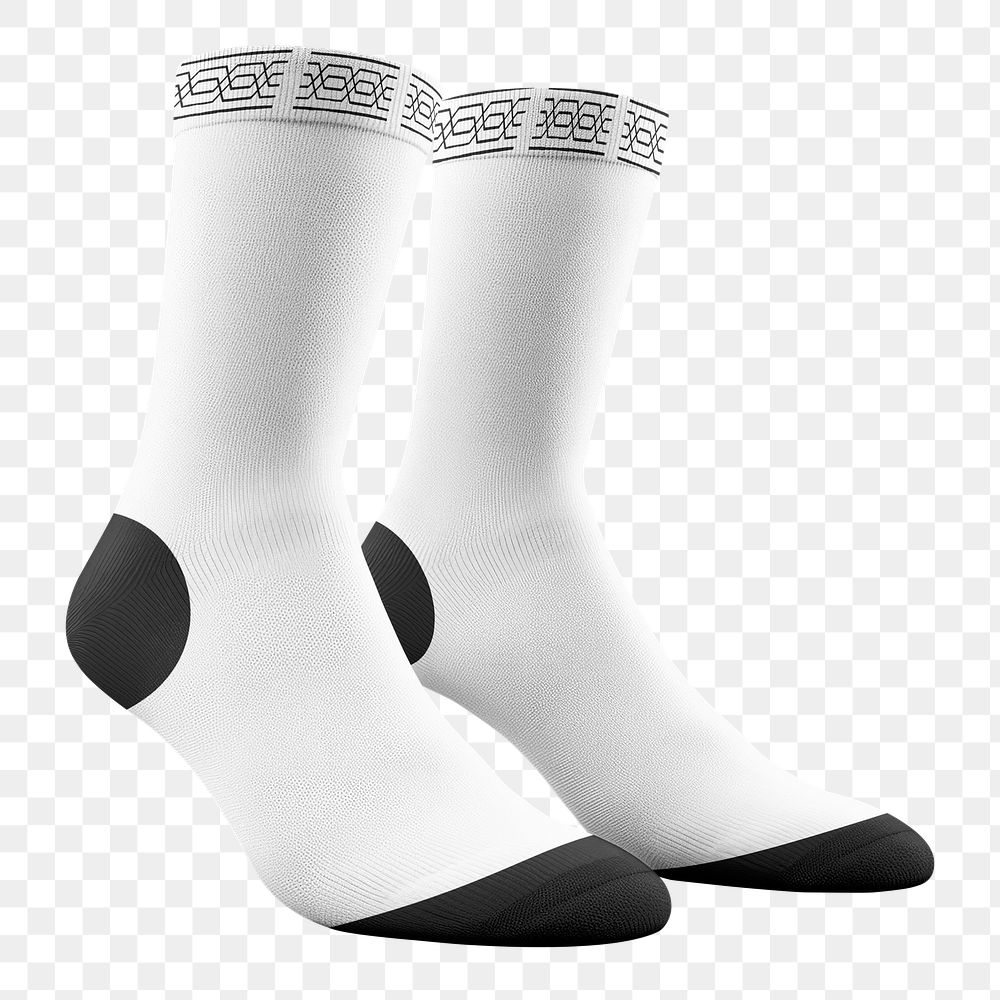 Ankle-high socks png, transparent background