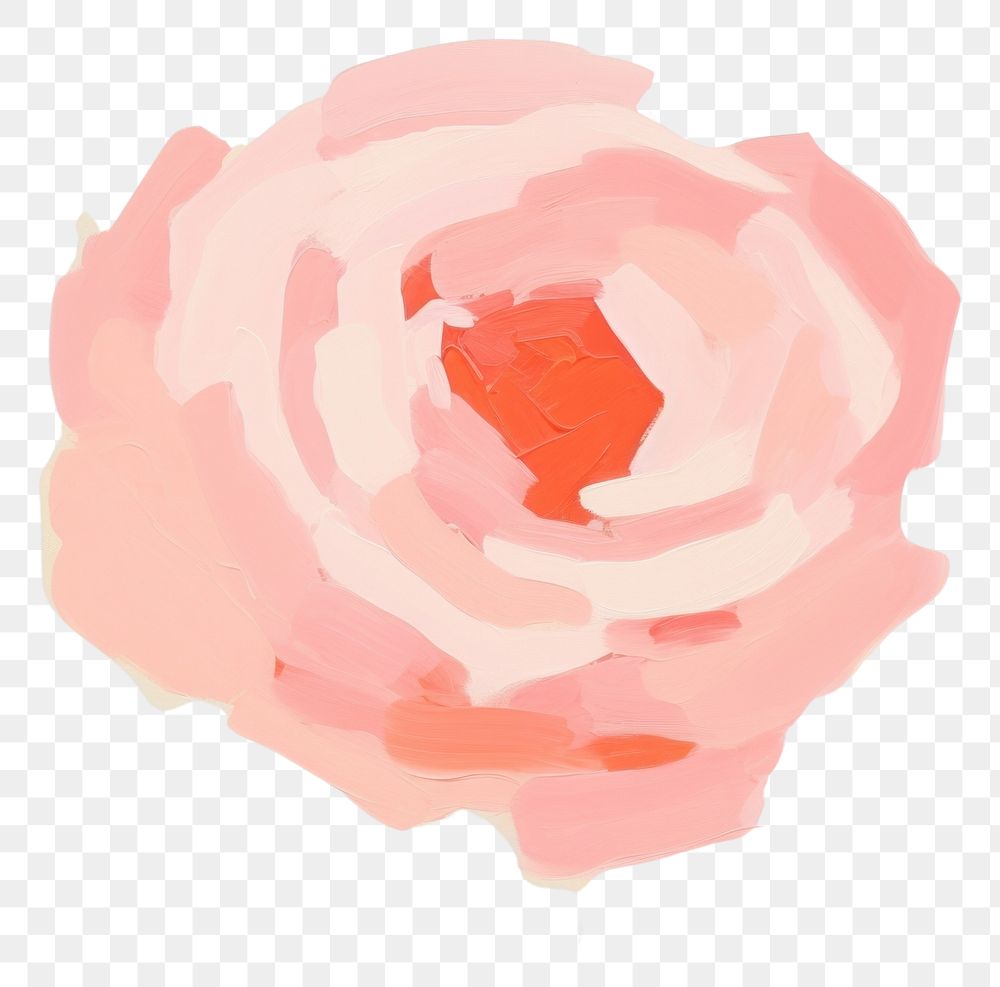 PNG Rose painting flower petal. AI generated Image by rawpixel.