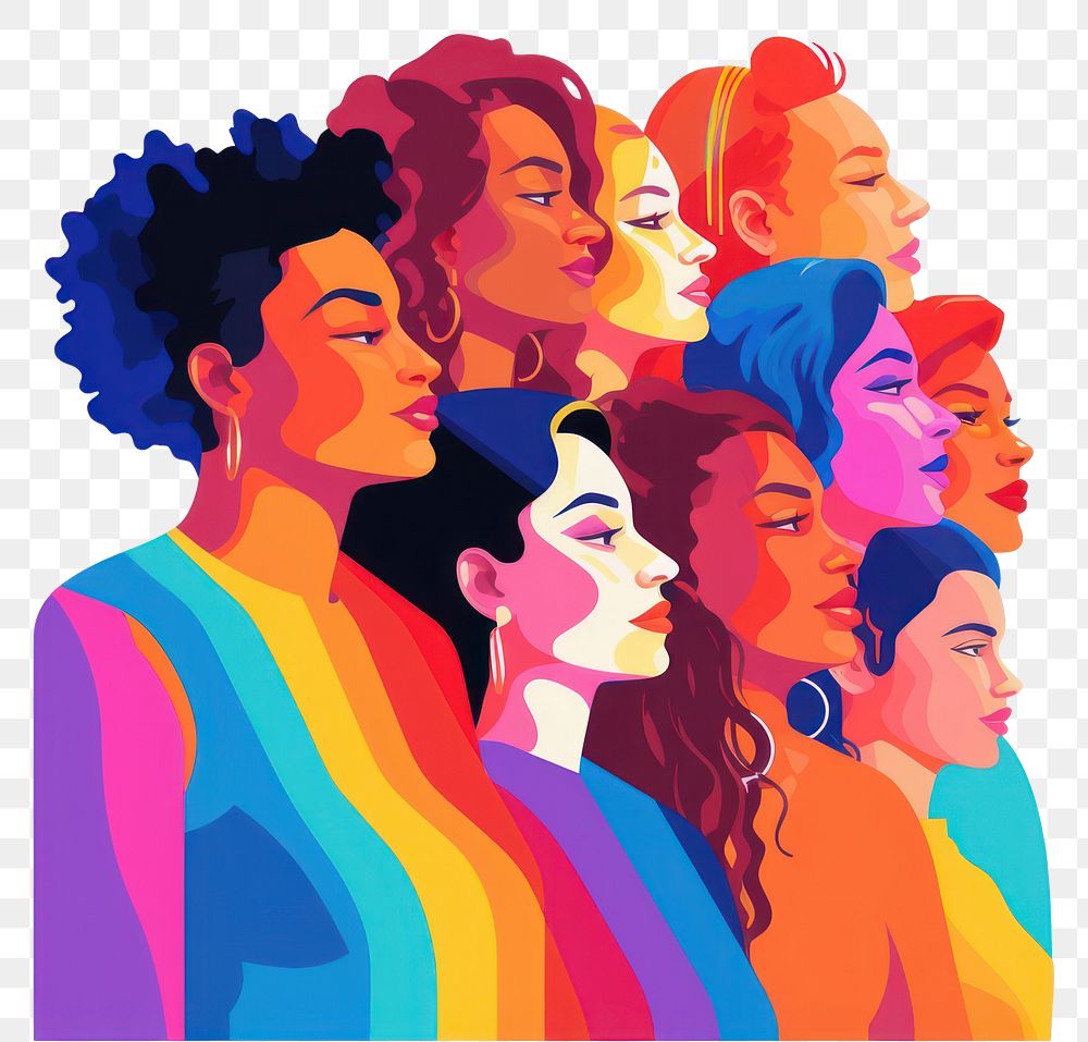 PNG Diverse lgbtq people painting drawing sketch. AI generated Image by rawpixel.