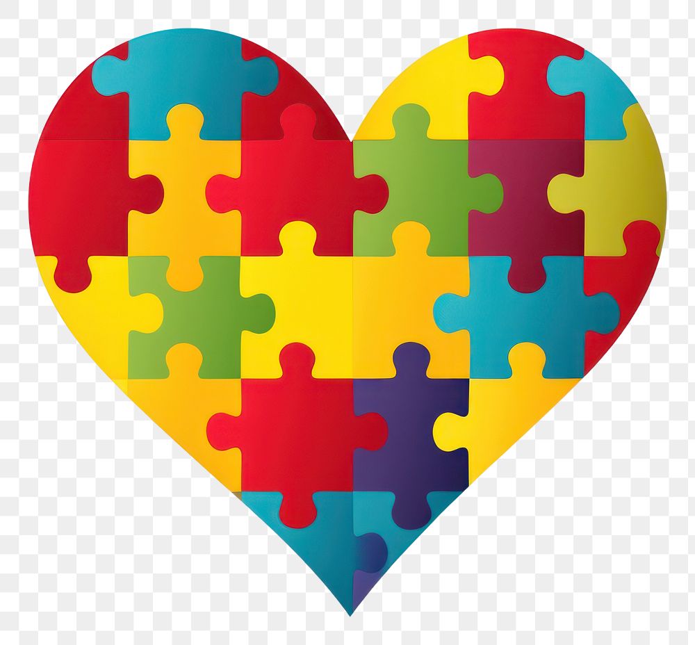 PNG  Heart jigsaw incomplete creativity solution. AI generated Image by rawpixel.