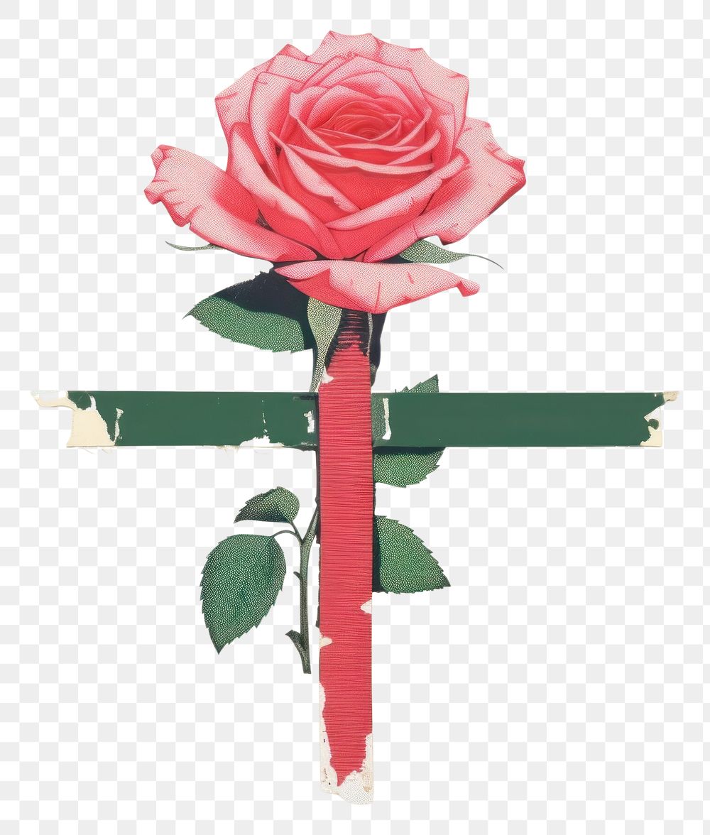 PNG Rose flower symbol plant. Free PNG rawpixel