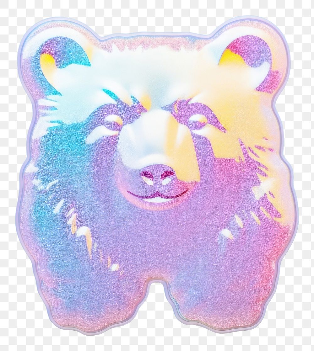 PNG Bear representation accessories creativity. AI generated Image by rawpixel.