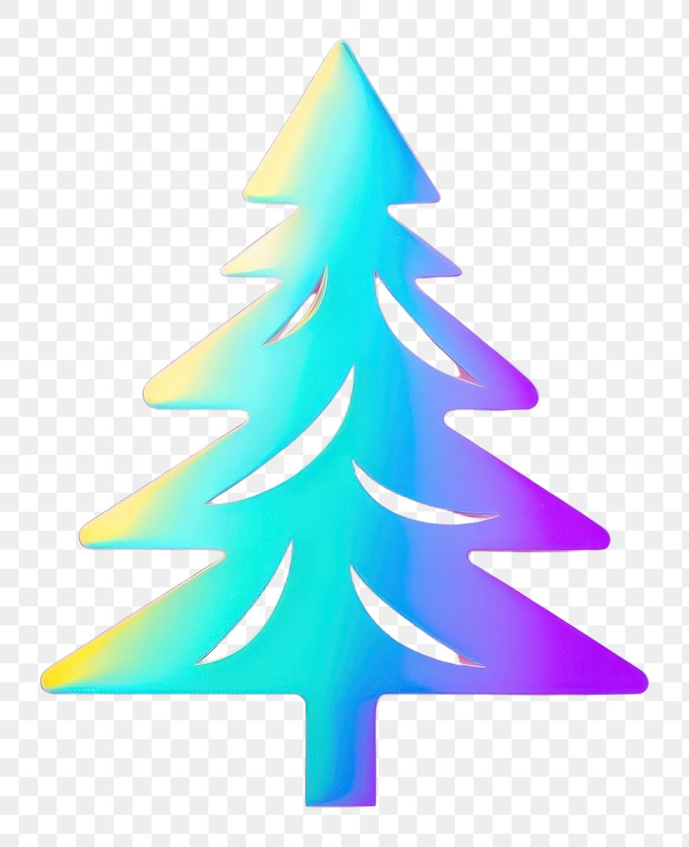 PNG Christmas tree shape celebration creativity. AI generated Image by rawpixel.