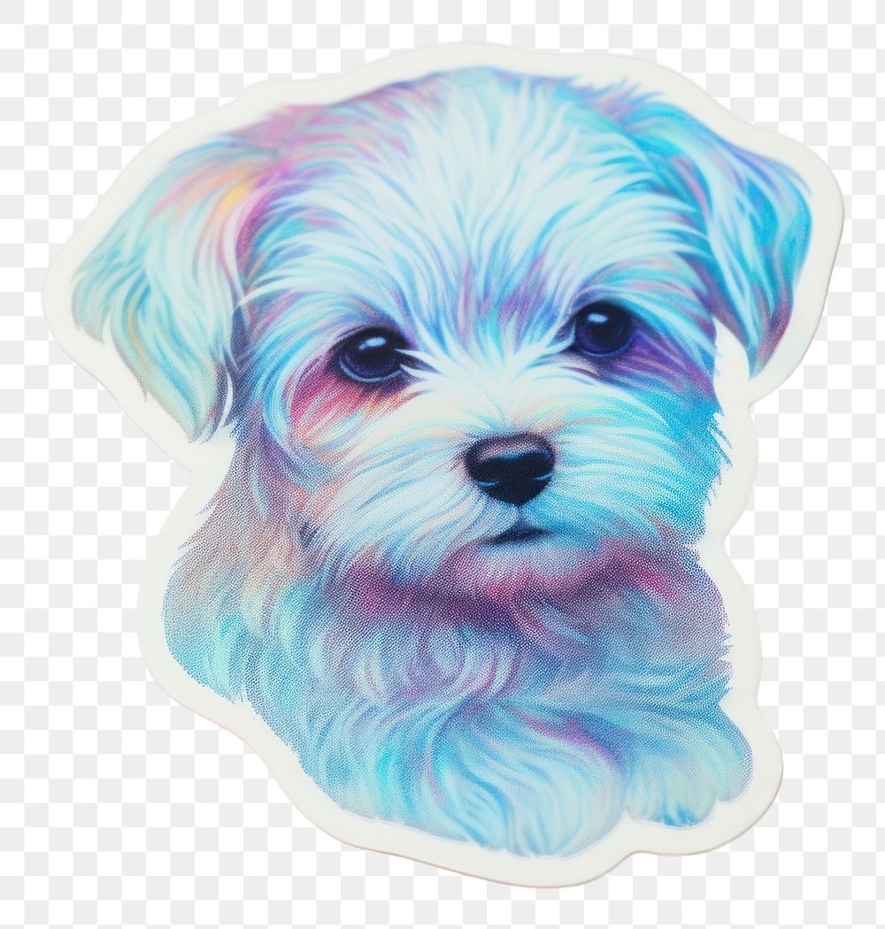 PNG Puppy sticker animal mammal. AI generated Image by rawpixel.