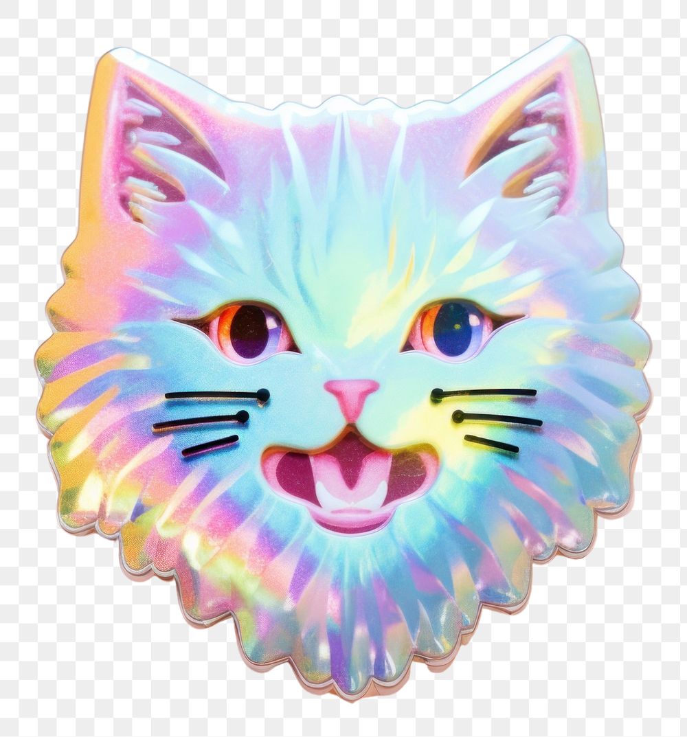 PNG Smile cat mammal animal pet. AI generated Image by rawpixel.