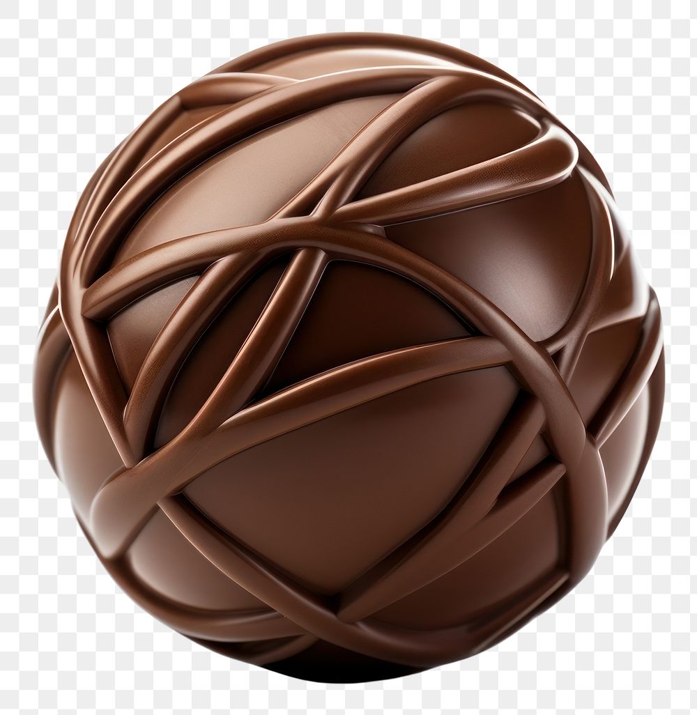 PNG Ball chocolate dessert food. AI generated Image by rawpixel.