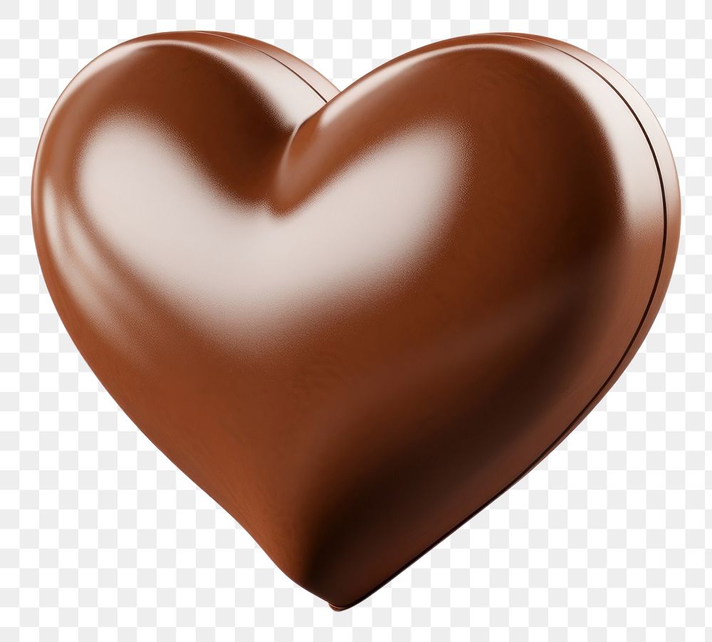 PNG Heart chocolate dessert food. AI generated Image by rawpixel.
