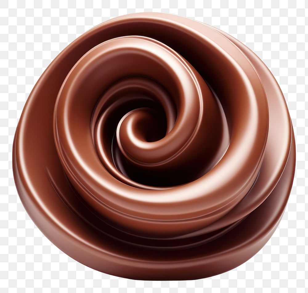 PNG Spiral spring chocolate dessert food. AI generated Image by rawpixel.