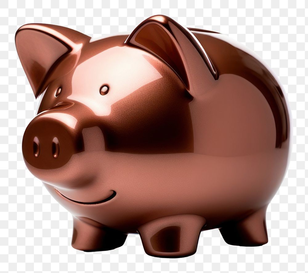 PNG Piggy bank mammal white background representation. AI generated Image by rawpixel.