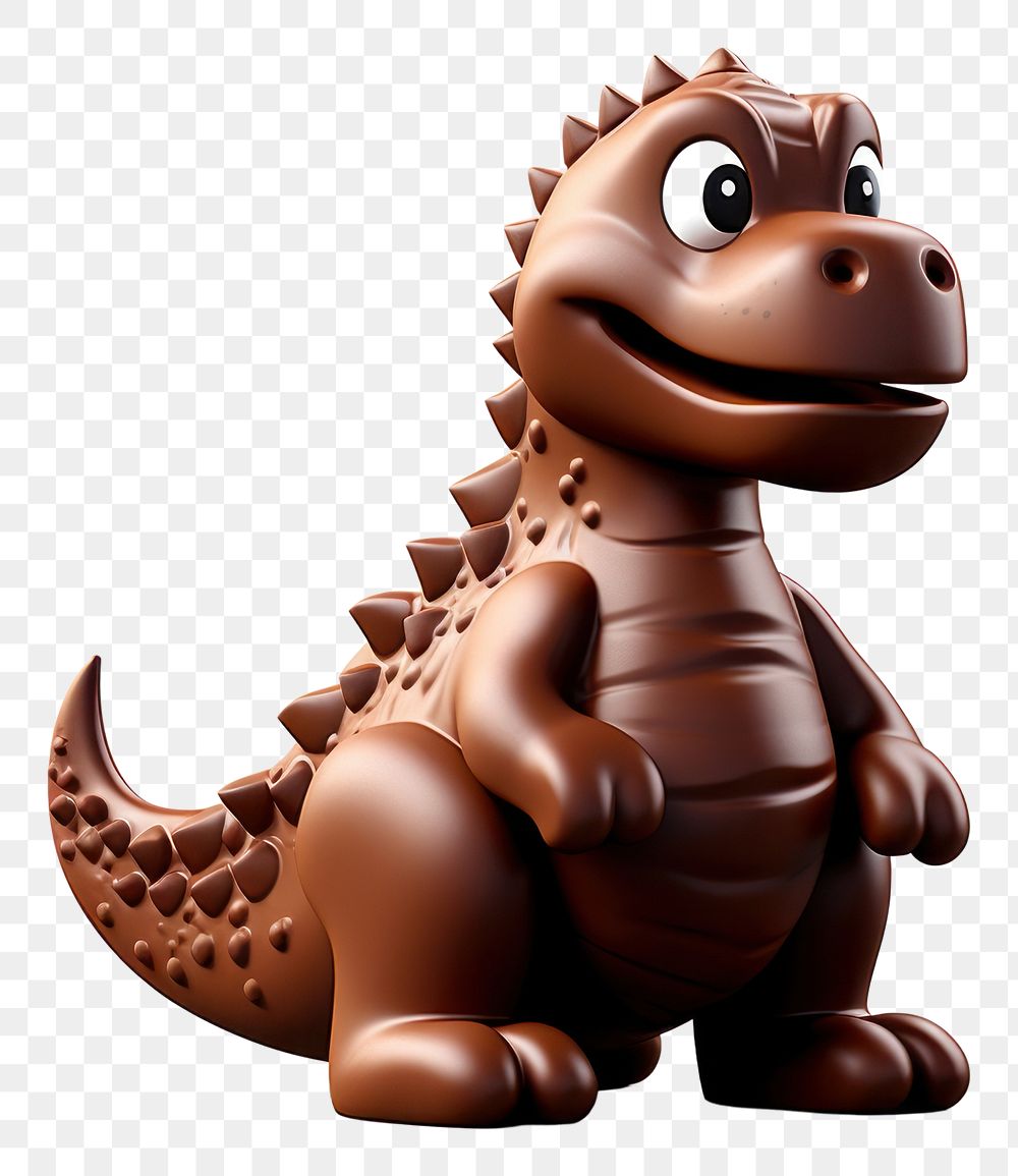 PNG Toy dinosaur chocolate animal mammal. AI generated Image by rawpixel.