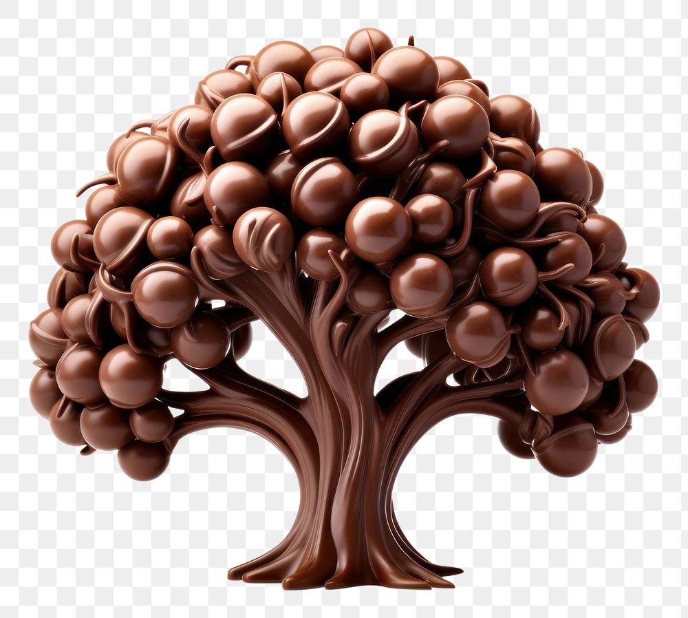 PNG Tree chocolate food white background. AI generated Image by rawpixel.