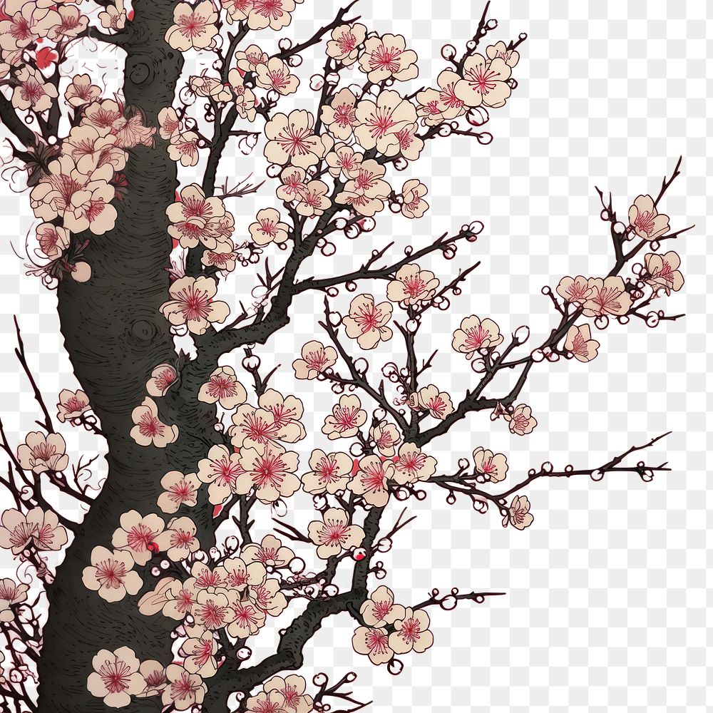 PNG Japanese cherry blossom festival flower nature plant. AI generated Image by rawpixel.