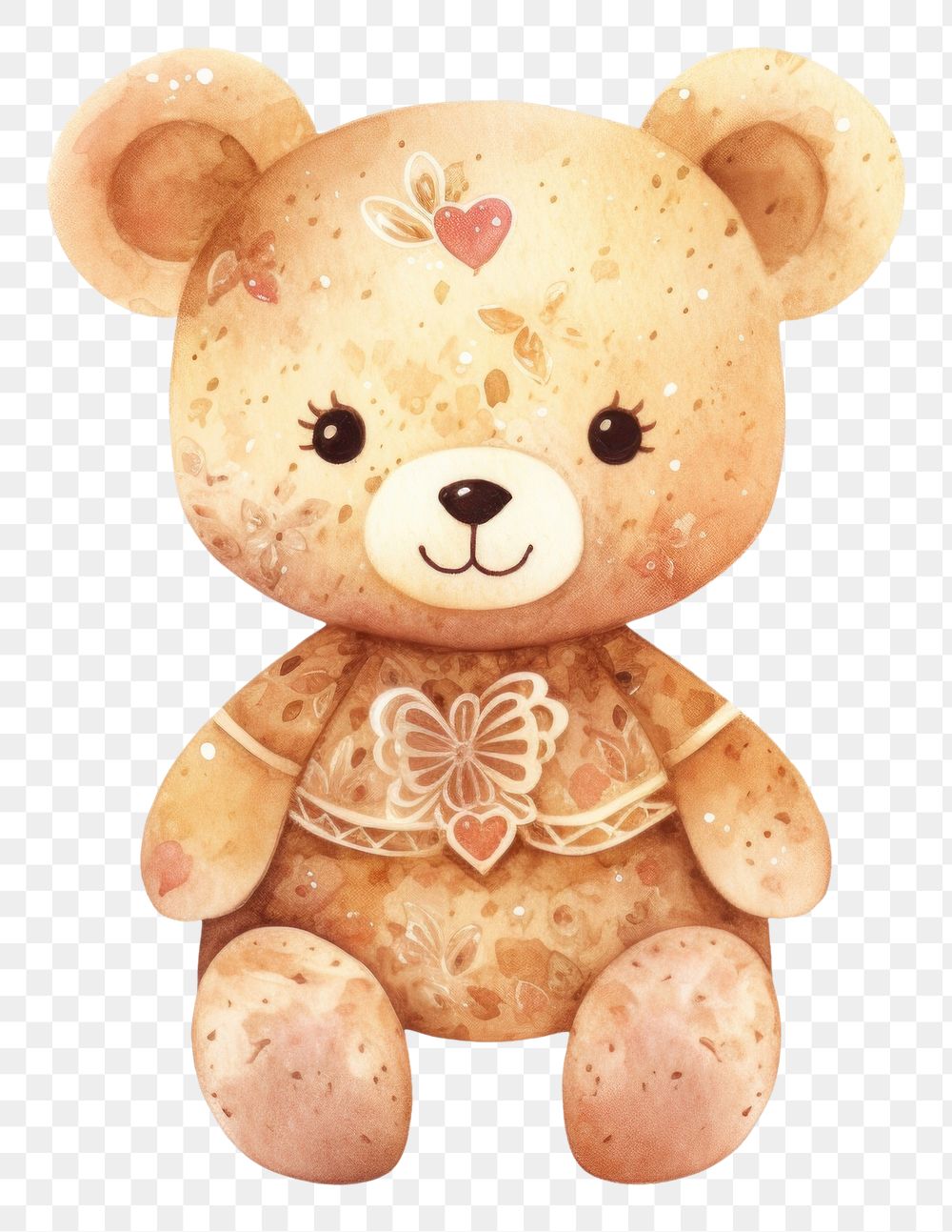 PNG Teddy bear toy anthropomorphic representation. AI generated Image by rawpixel.