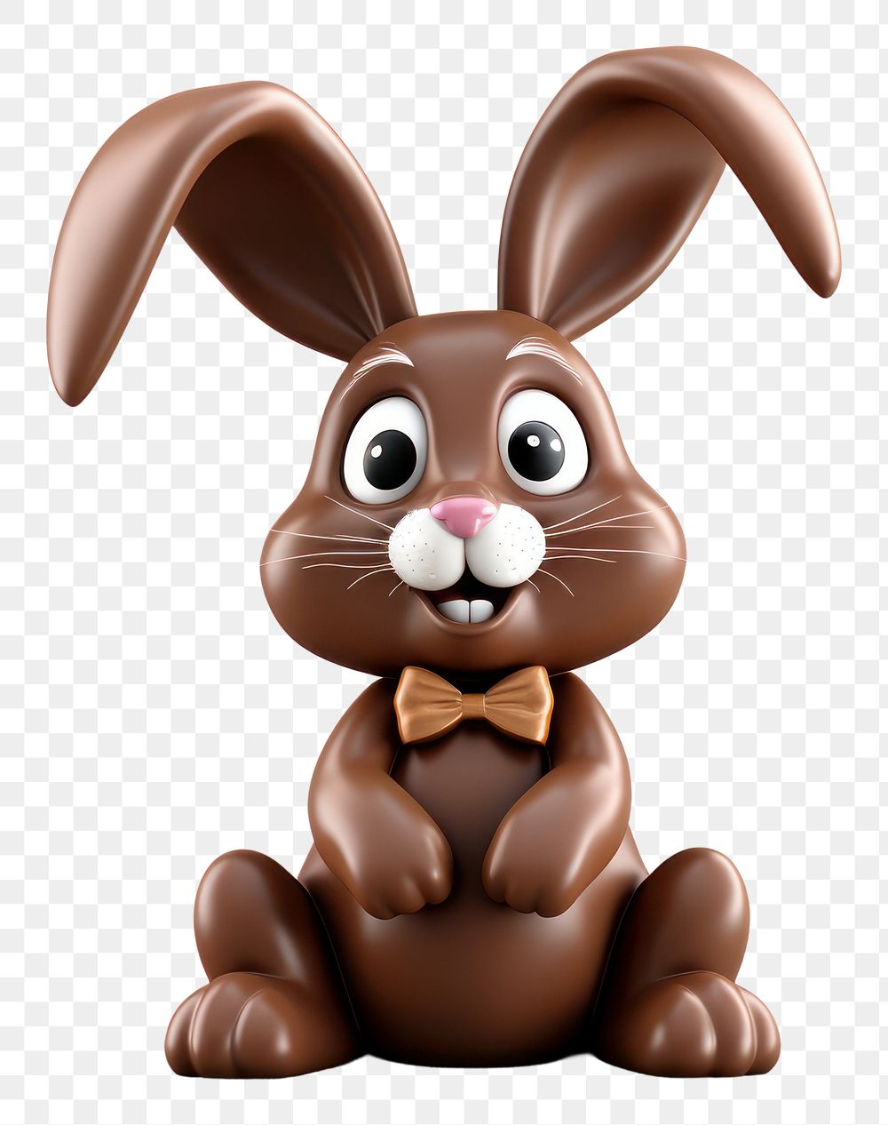 PNG Easter bunny chocolate white background representation. AI generated Image by rawpixel.