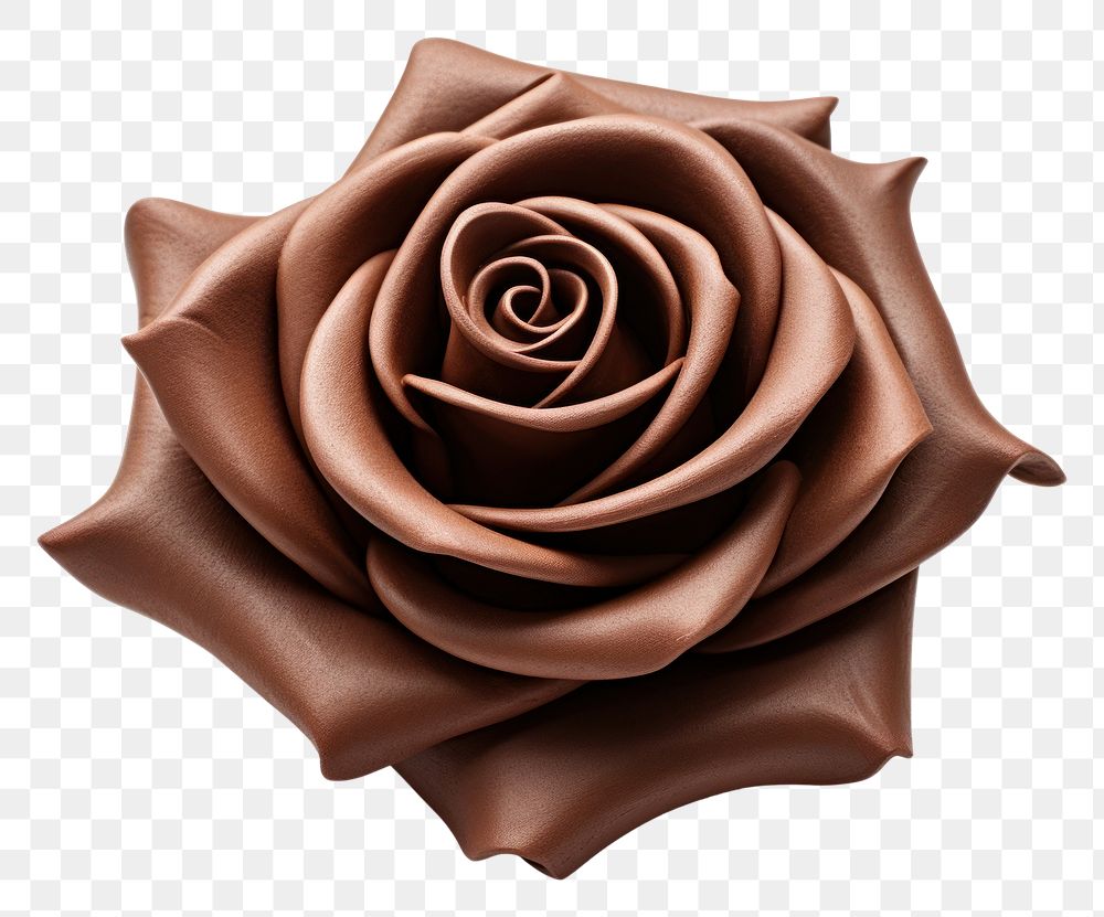 PNG Rose flower chocolate dessert plant. AI generated Image by rawpixel.