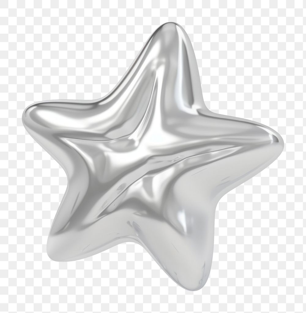 PNG  A star silver shape simplicity