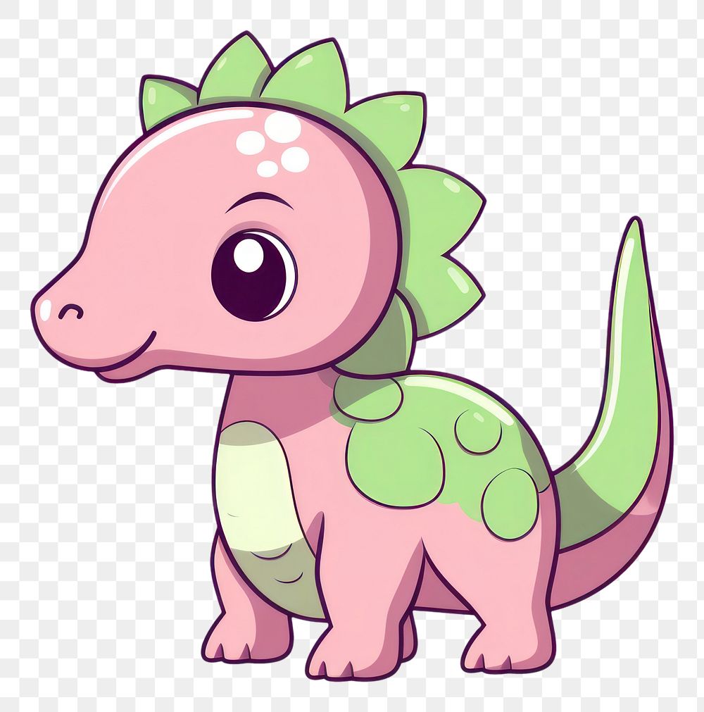 PNG  Corythosaurus dinosaur cartoon animal cute. AI generated Image by rawpixel.