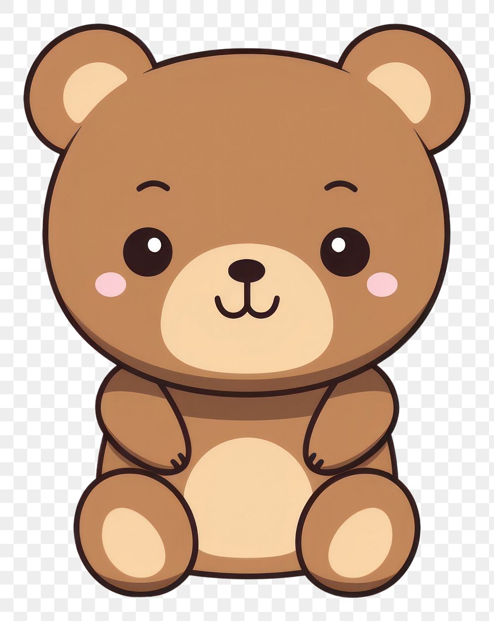PNG  Bear cartoon cute toy. AI generated Image by rawpixel.