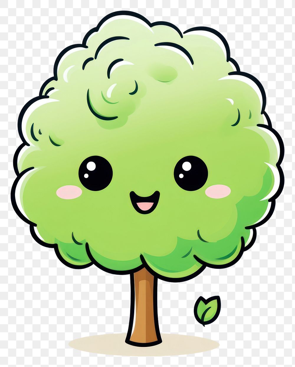 PNG  Tree outdoors cartoon plant. AI generated Image by rawpixel.