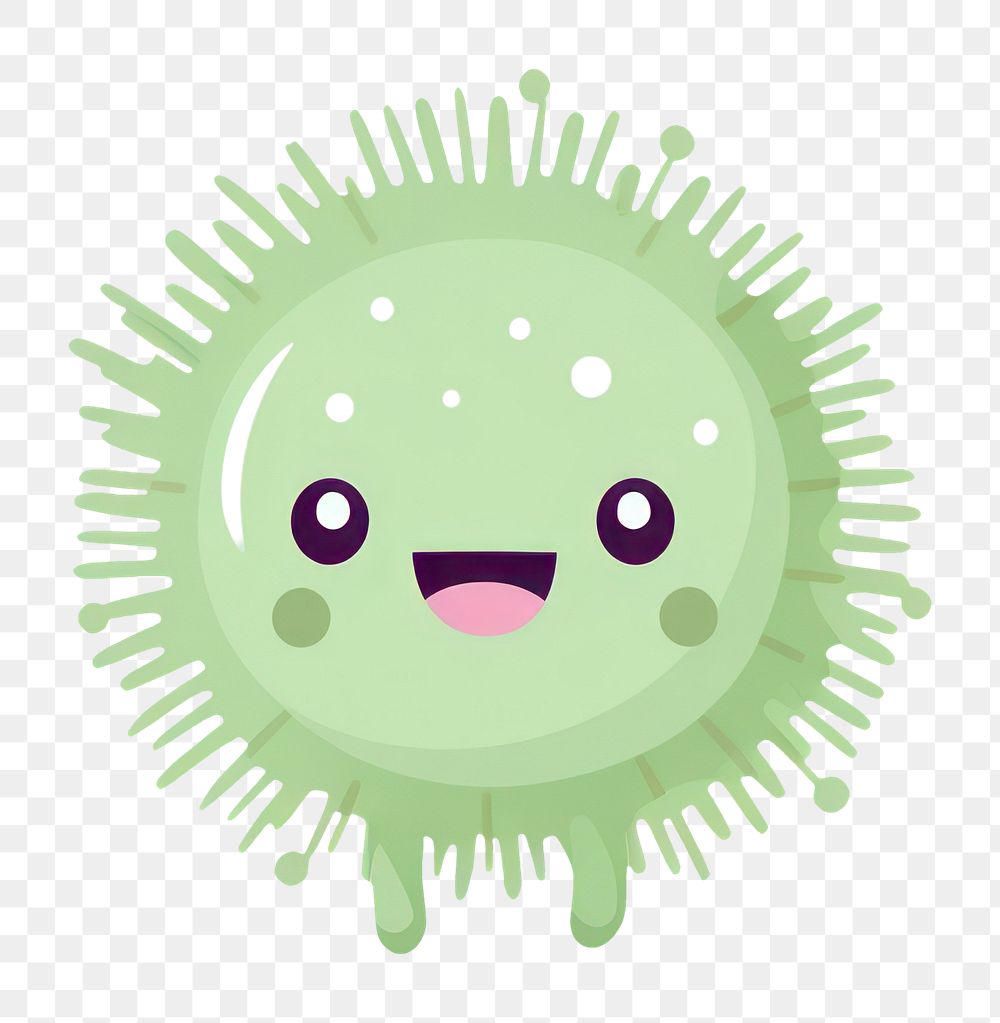 PNG  Virus cartoon animal cute. AI generated Image by rawpixel.
