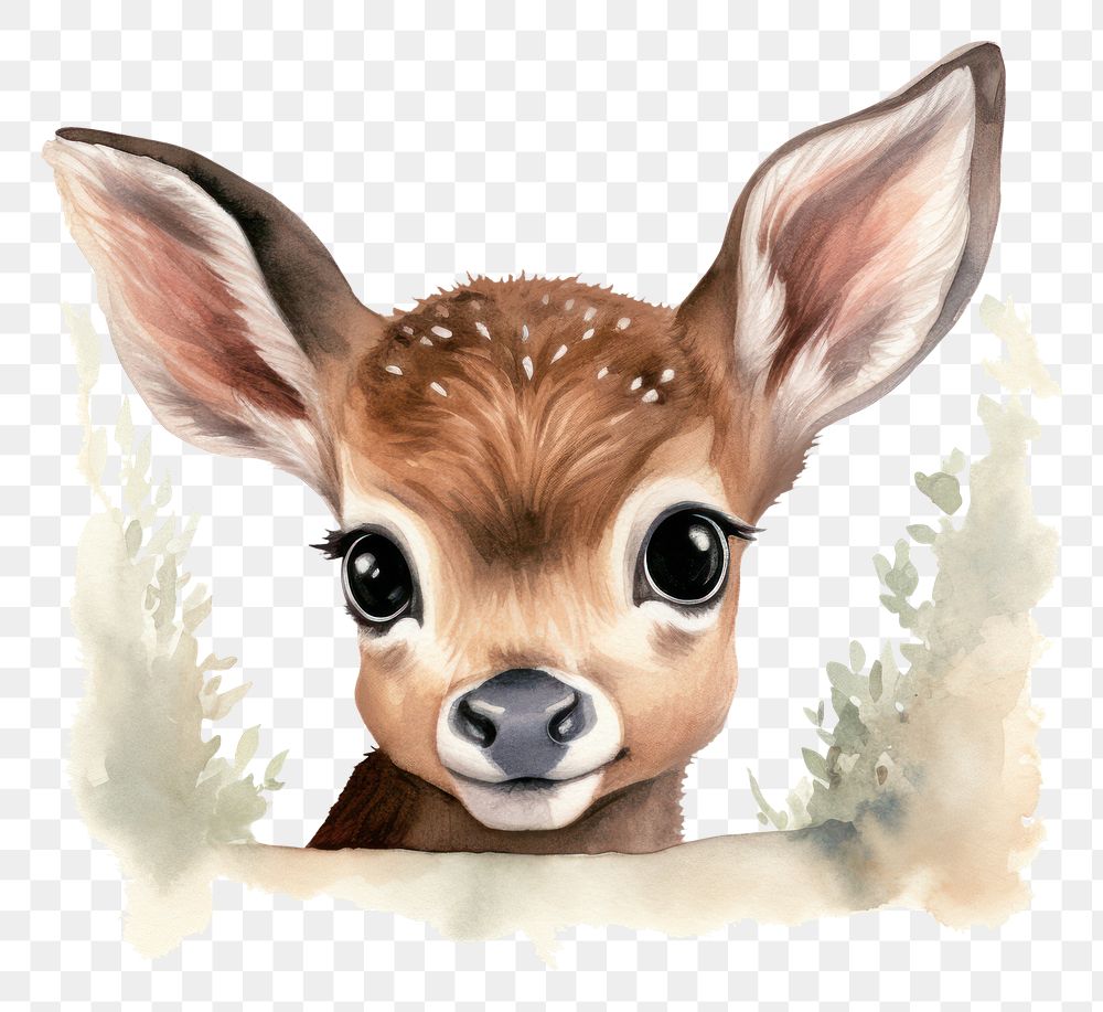 PNG Deer wildlife mammal animal. AI generated Image by rawpixel.
