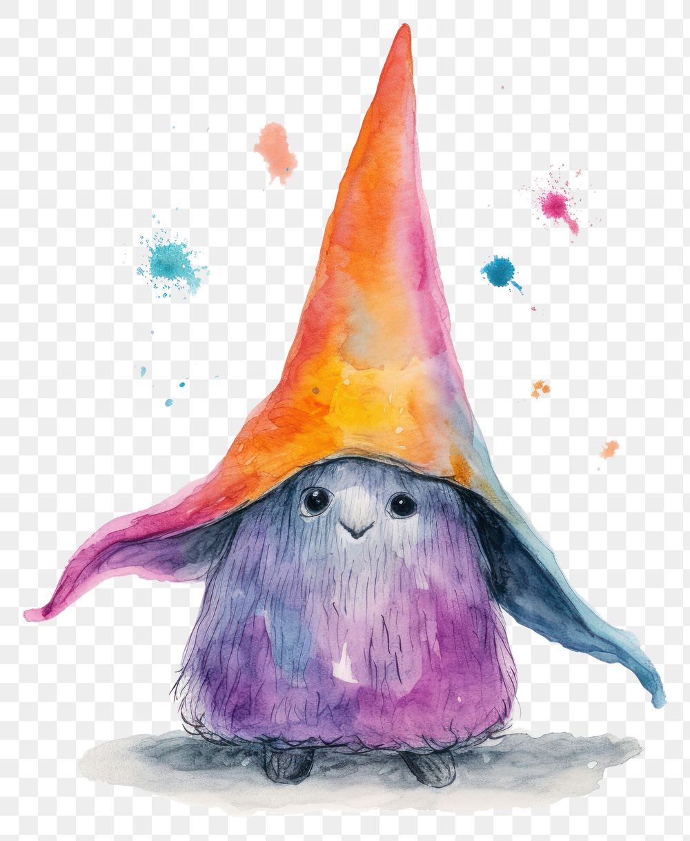 PNG  Baby wizard painting drawing purple. AI generated Image by rawpixel.