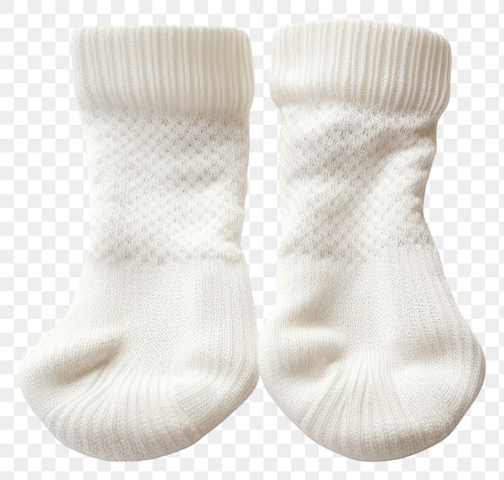 PNG  Baby socks white white background footwear. AI generated Image by rawpixel.