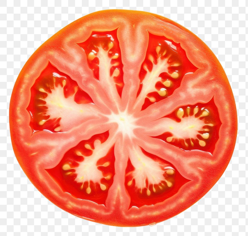 PNG Tomato slice vegetable plant food. AI generated Image by rawpixel.
