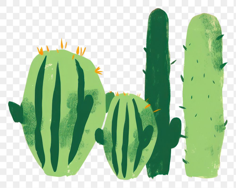 PNG Cactus plant art backgrounds. AI generated Image by rawpixel.