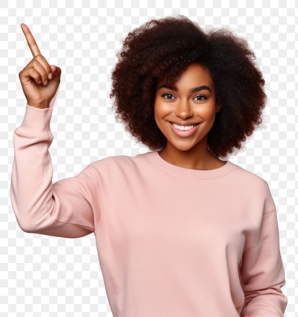 PNG Index finger on your white t-shirt pointing standing portrait. AI generated Image by rawpixel.