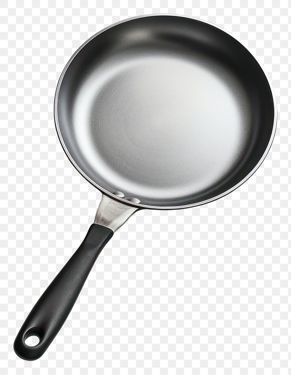 PNG Frying pan wok white background frying pan. AI generated Image by rawpixel.