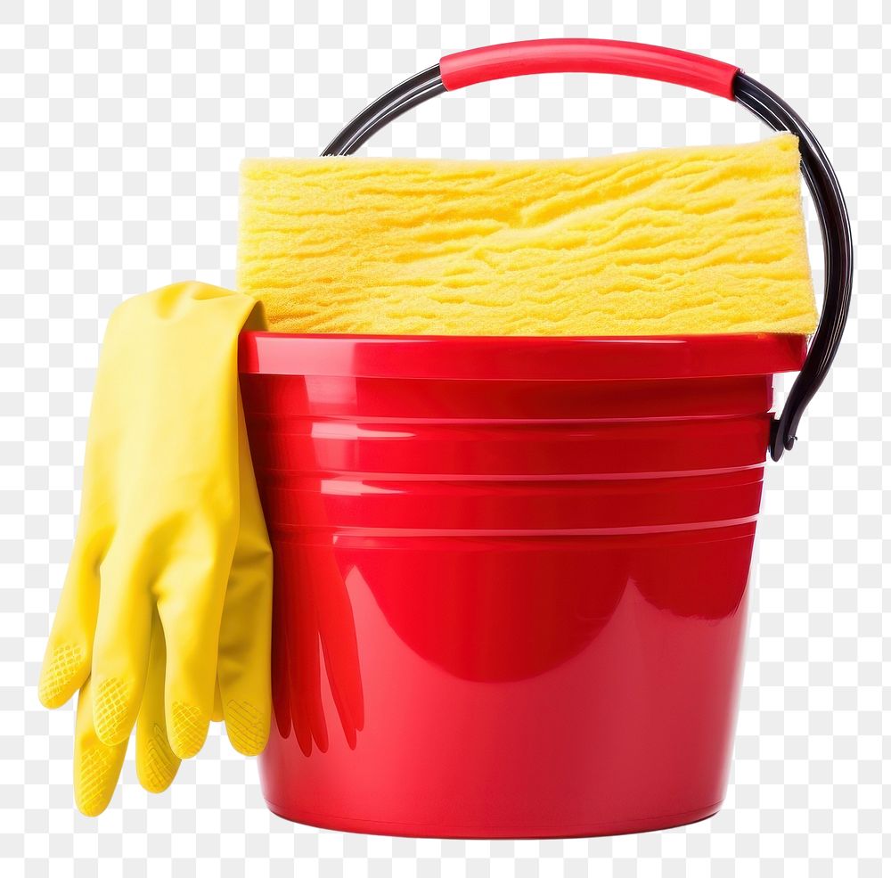 PNG Bucket cleaning container housework. AI generated Image by rawpixel.
