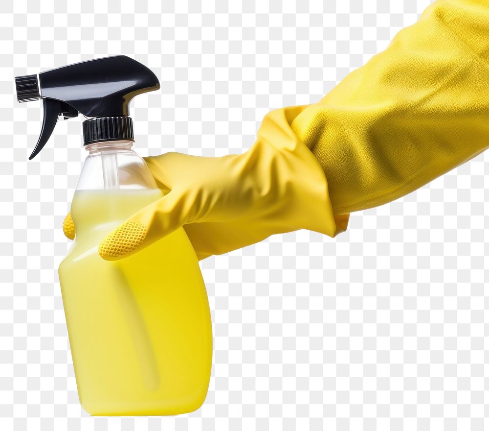 PNG Spray bottle cleaning holding hand. AI generated Image by rawpixel.