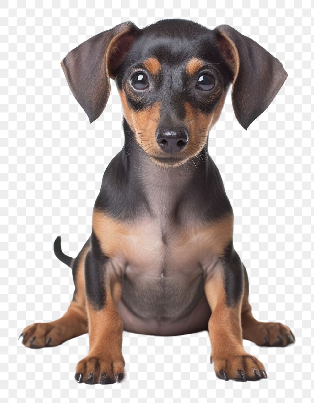 PNG Dachshund puppy animal mammal hound. AI generated Image by rawpixel.