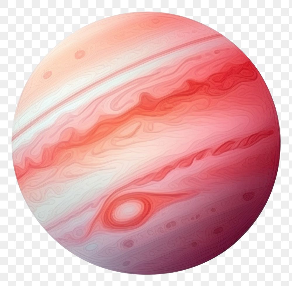 PNG A Jupiter planet nature white background. AI generated Image by rawpixel.