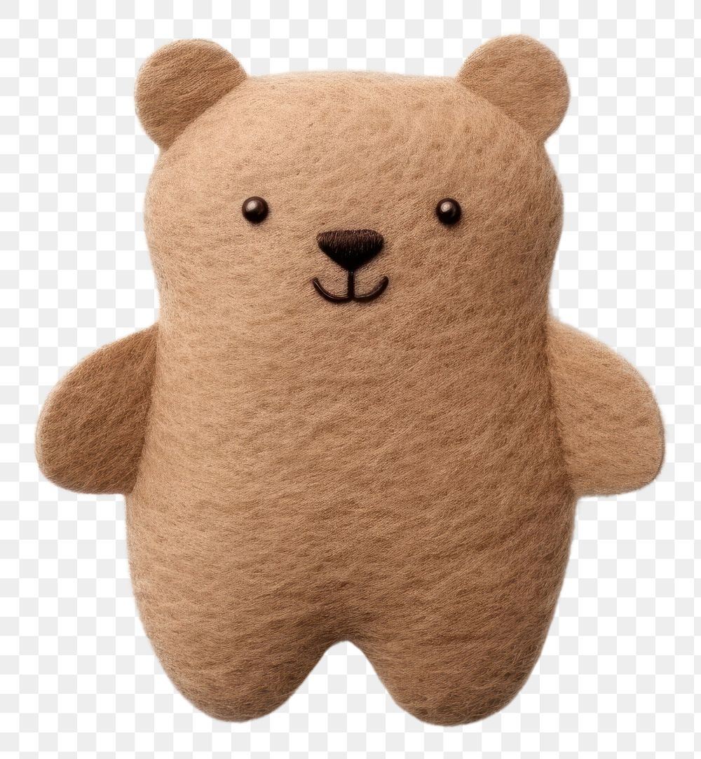 PNG  A bear plush cute toy. AI generated Image by rawpixel.