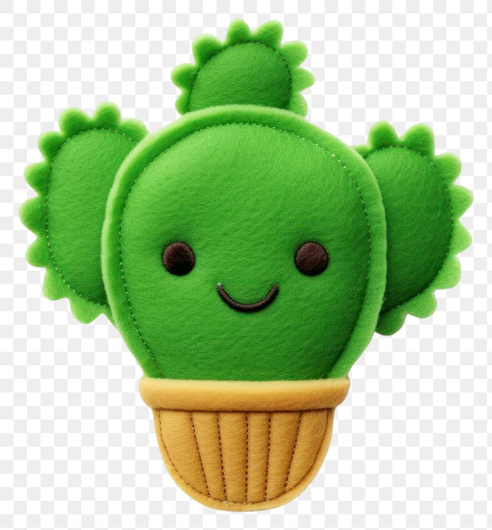 PNG  A Cactus dessert cactus plush. AI generated Image by rawpixel.