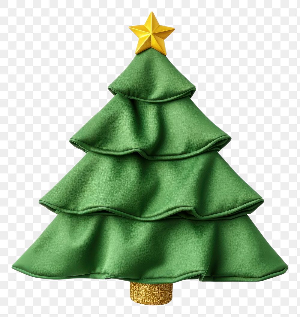 PNG  A christmas tree green white background representation. AI generated Image by rawpixel.
