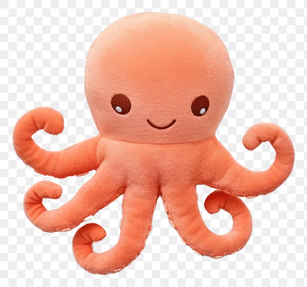 PNG  Octopus octopus toy animal. AI generated Image by rawpixel.