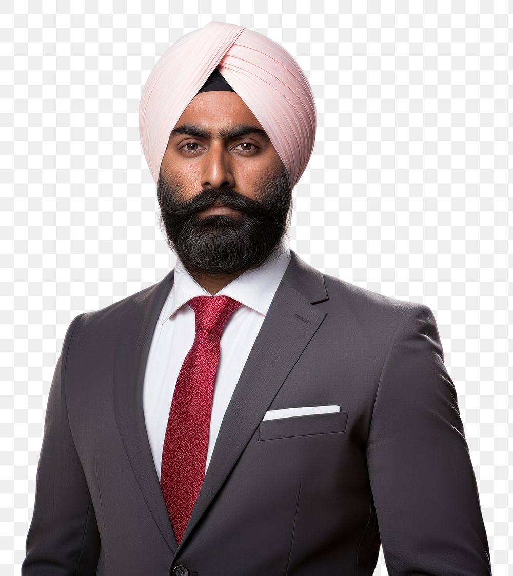 PNG Indian businessman turban blazer adult. AI generated Image by rawpixel.