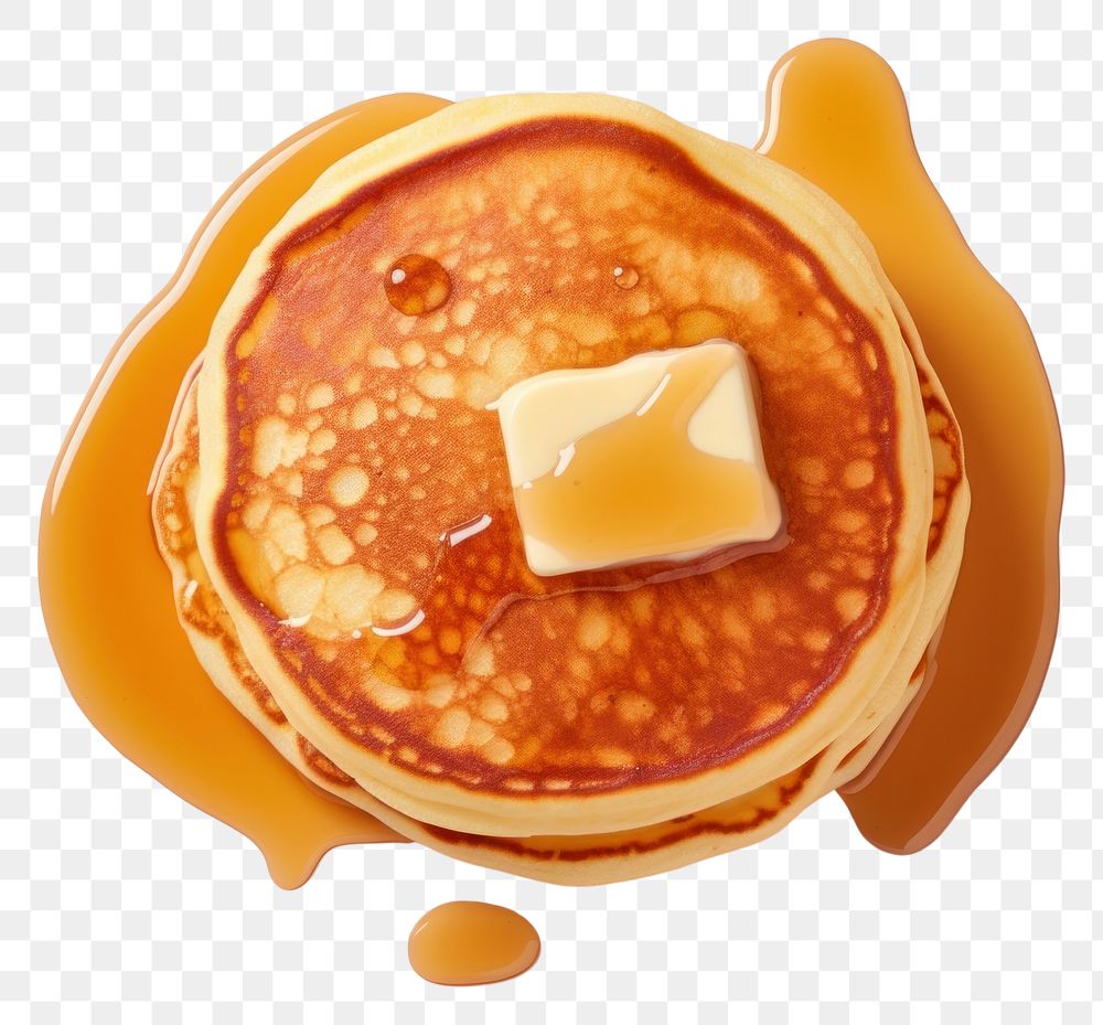 PNG  Pancake food breakfast freshness. AI generated Image by rawpixel.