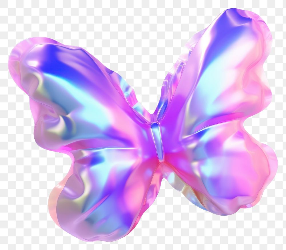 PNG Butterfly purple petal accessories. AI generated Image by rawpixel.